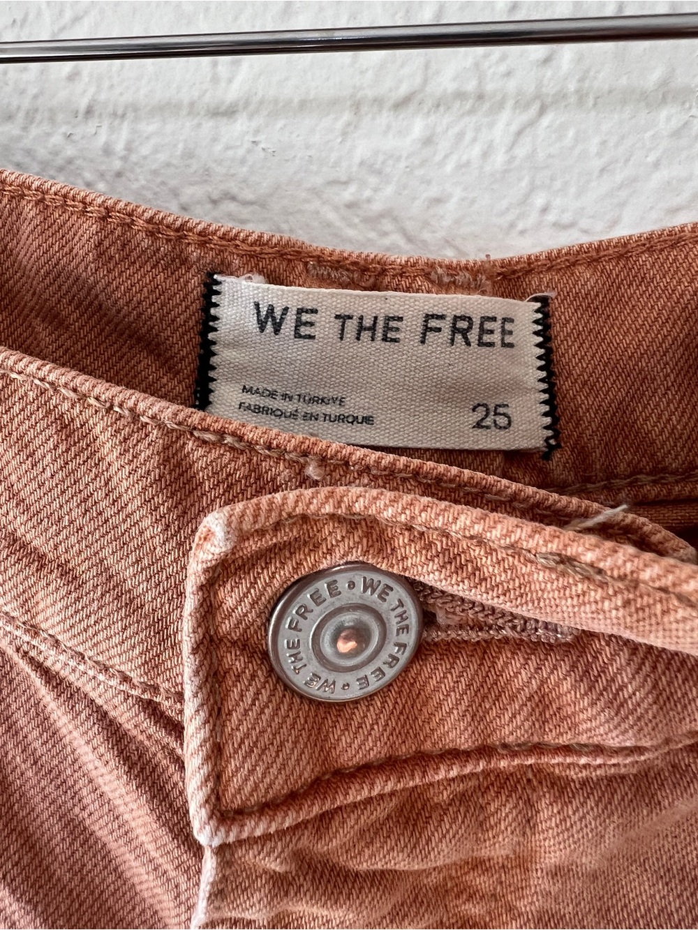 We The Free good luck mid rise barrel jeans / ginger root colorway / size 25 - Picture 5 of 8